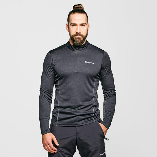 Men's Dart Zip Neck