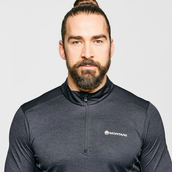 Men's Dart Zip Neck