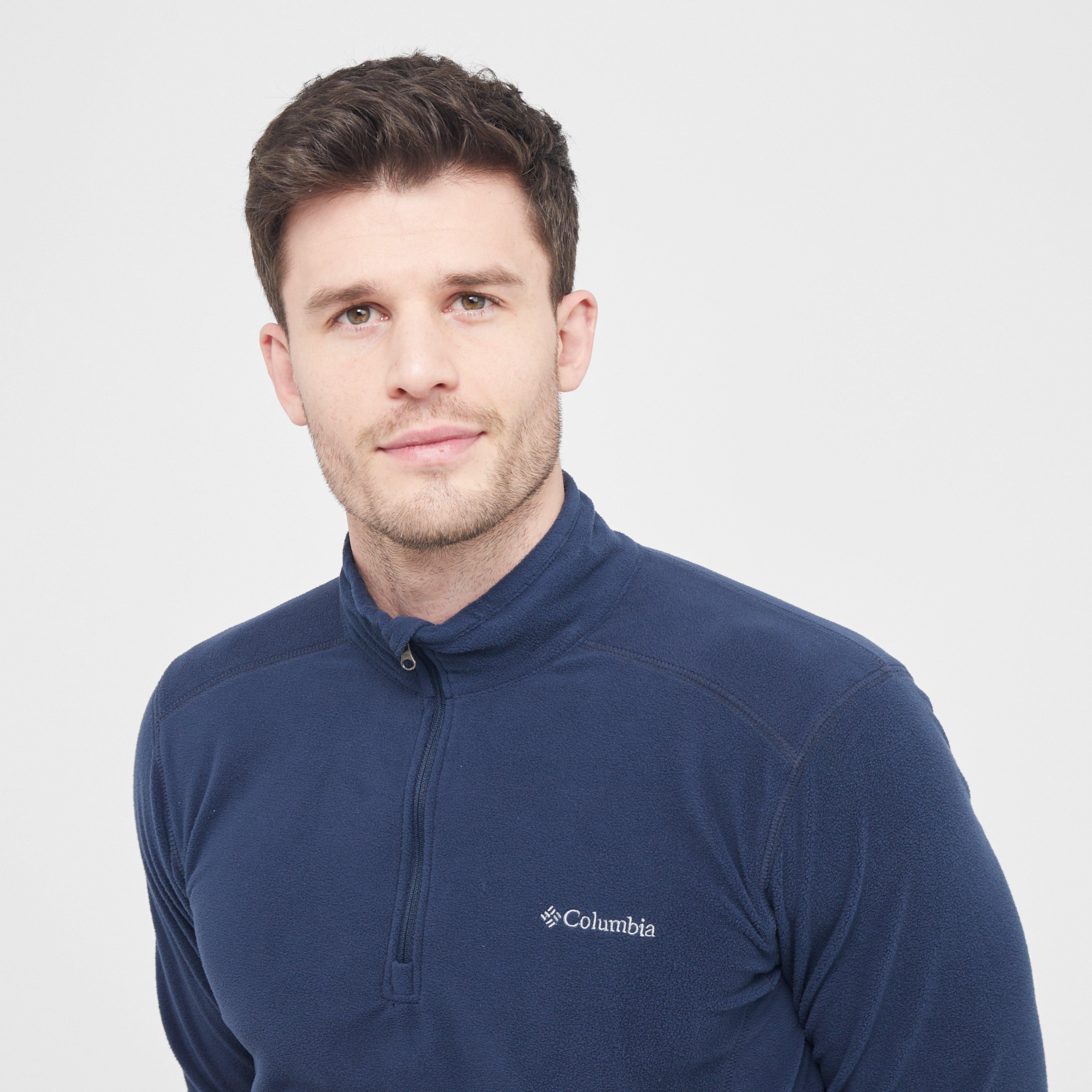 yt___004 Columbia Men's Tech Knit 1/4 Zip - Black | Very