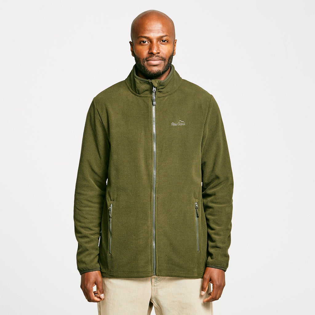 Men's Grid Full-zip Fleece