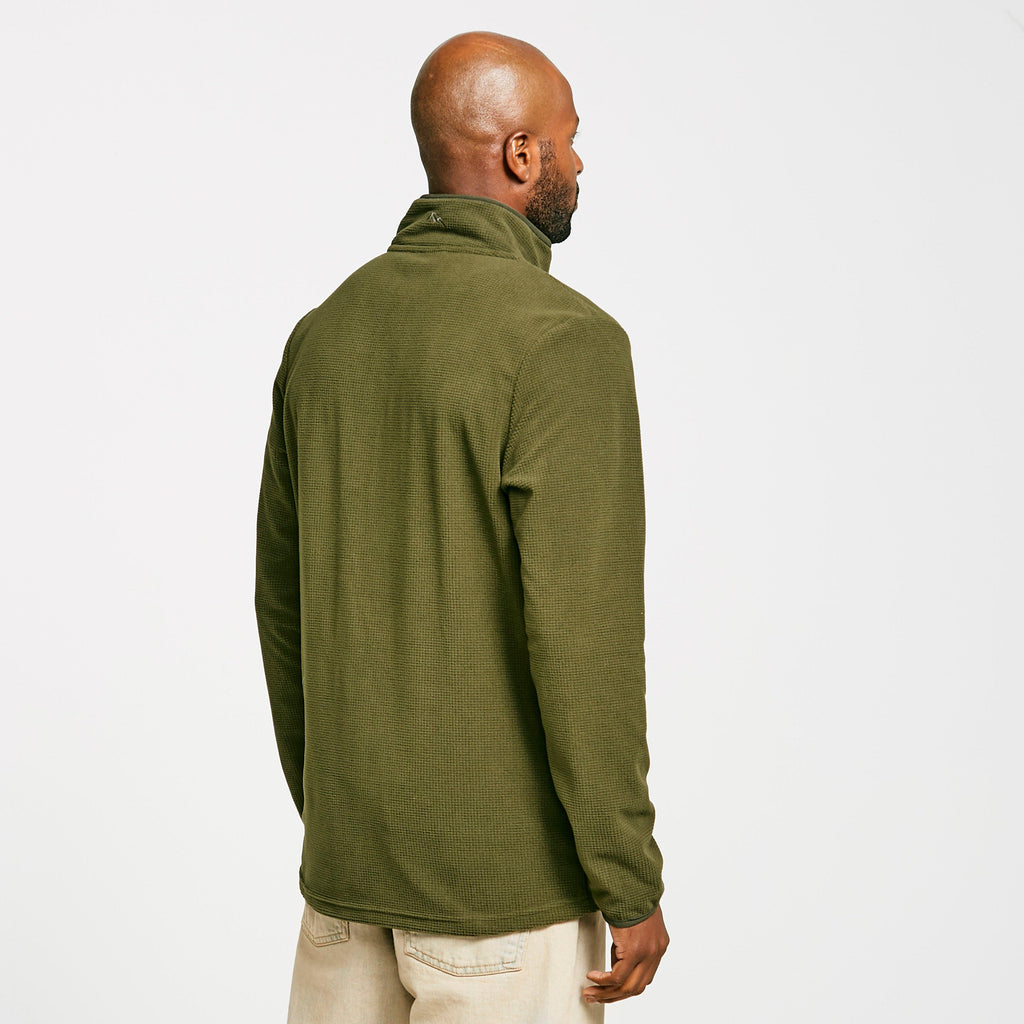 Men's Grid Full-zip Fleece