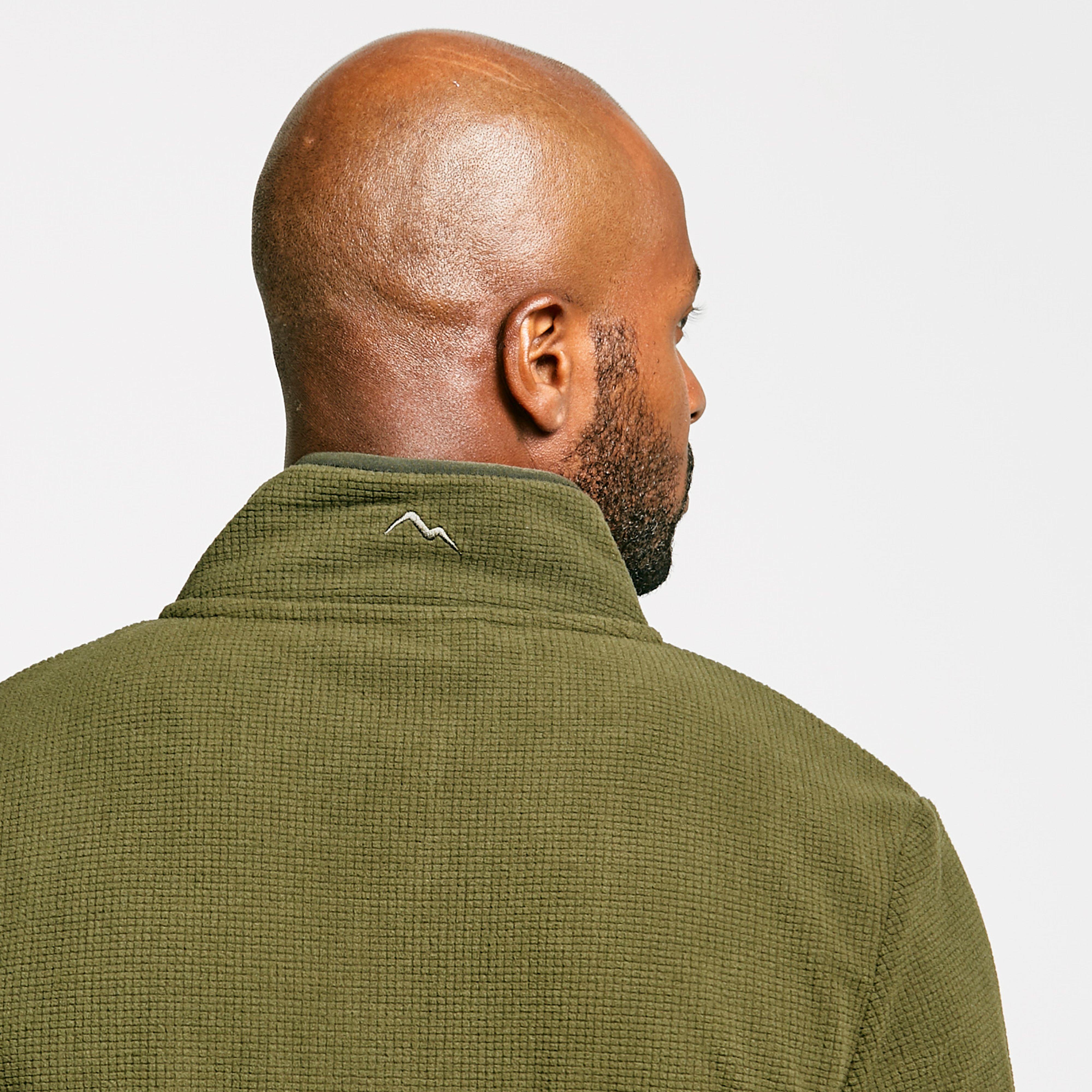 Men's Grid Full-zip Fleece