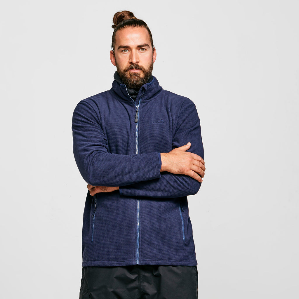 Men's Grid Full-zip Fleece