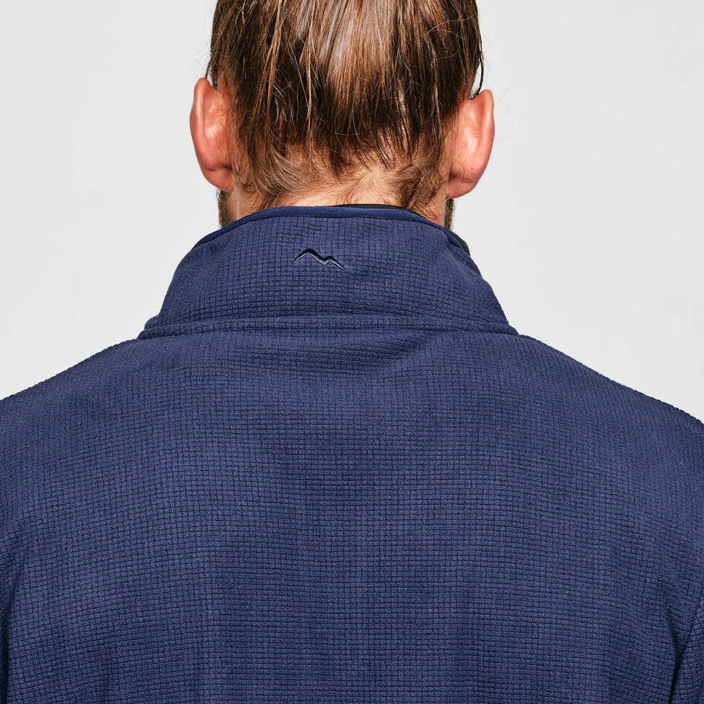 Men's Grid Full-zip Fleece