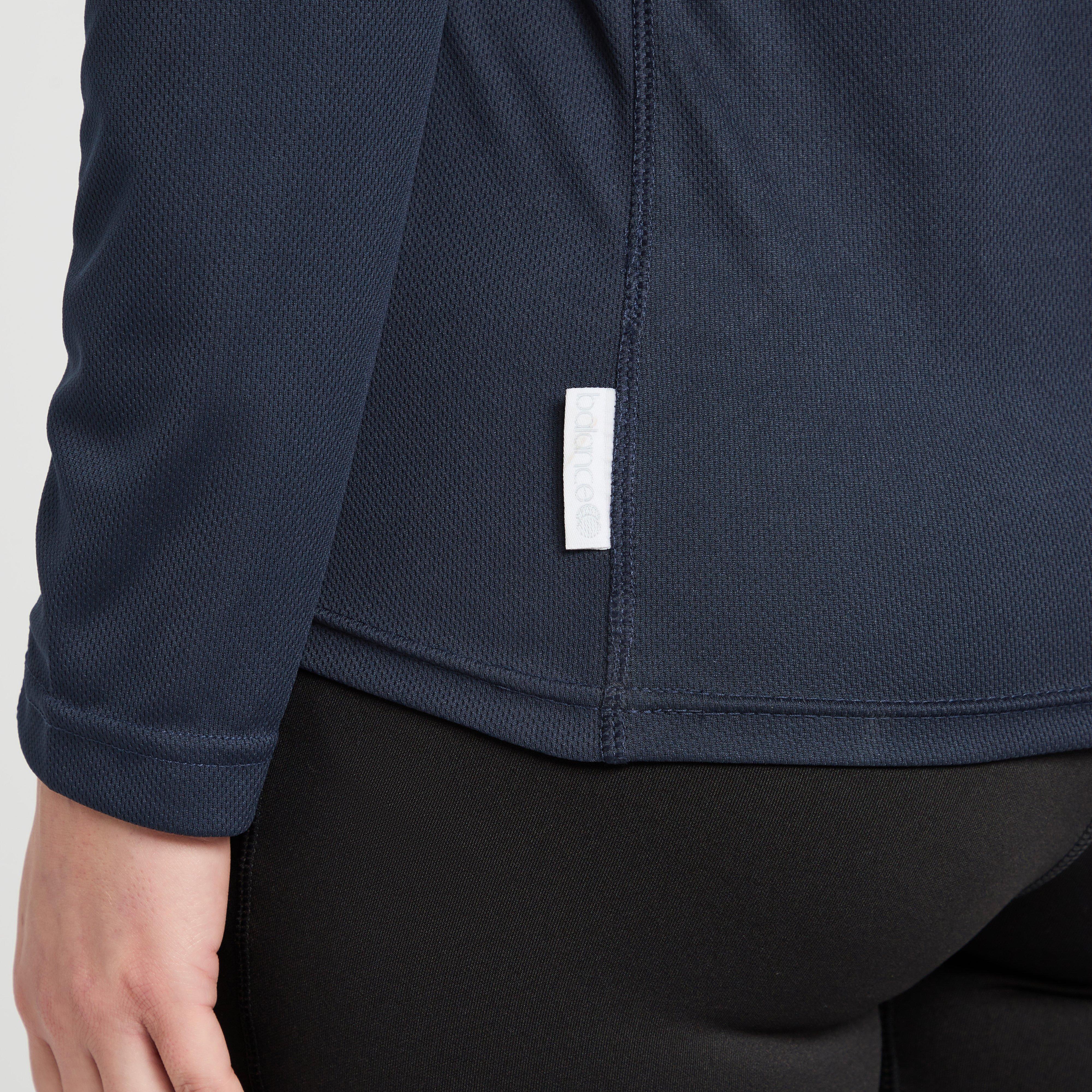 Women’s Long Sleeve Zip Balance Tee
