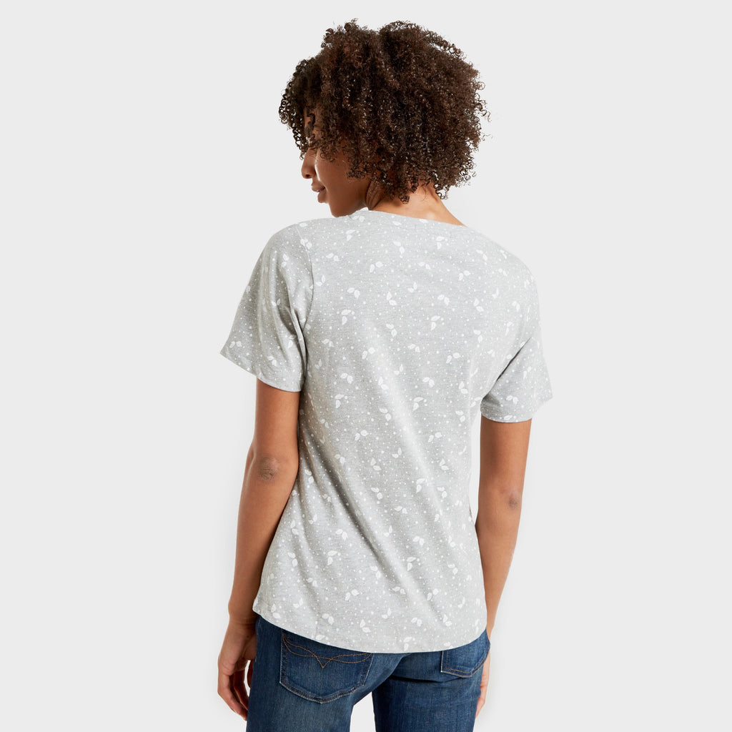 Women's Angel Tee Leaf Print