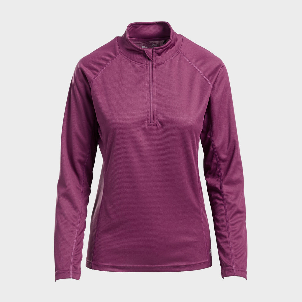 Women’s Long Sleeve Half Zip Tech Tee