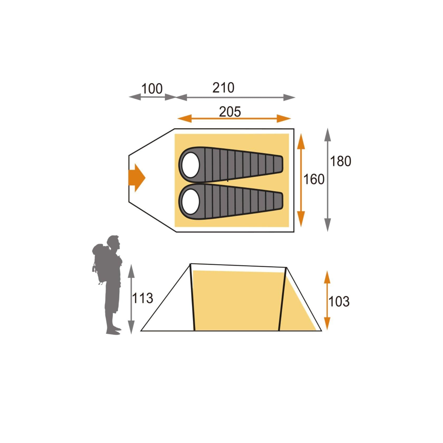Shadow 250 Nightfall Tunnel Tent