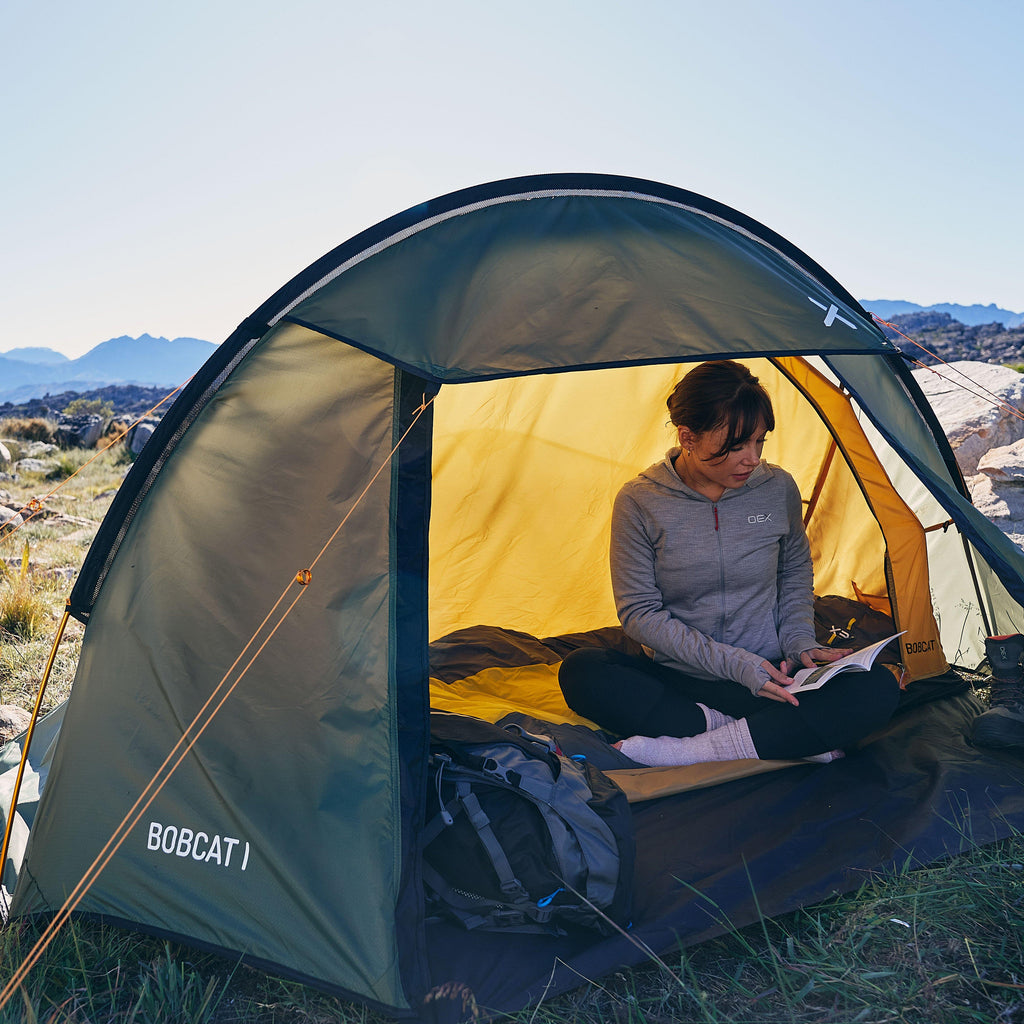 Green OEX Bobcat 1 Person Tent – GO Outdoors