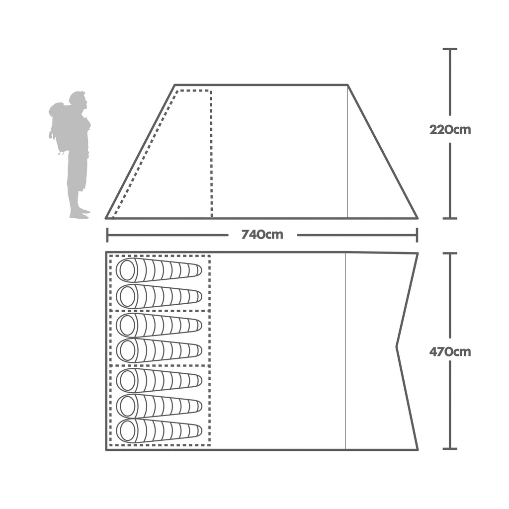 Horizon 700 Air Nightfall Tent