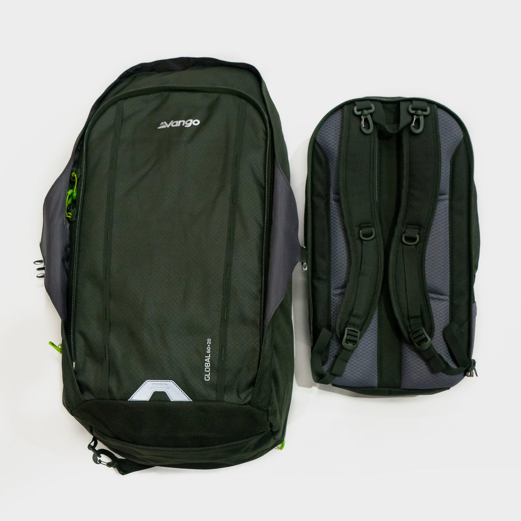 Global 60L + 20L Travel Backpack