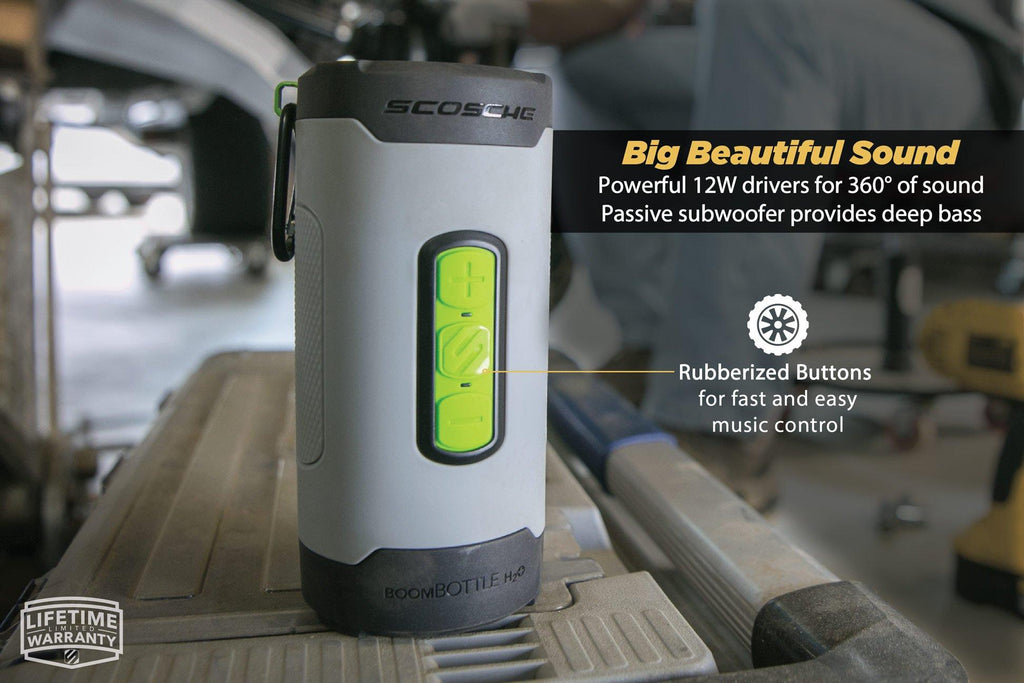 boomBOTTLE H2O+ Waterproof Wireless Speaker