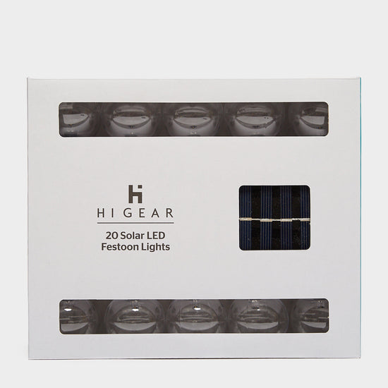 20 Solar LED Festoon Lights