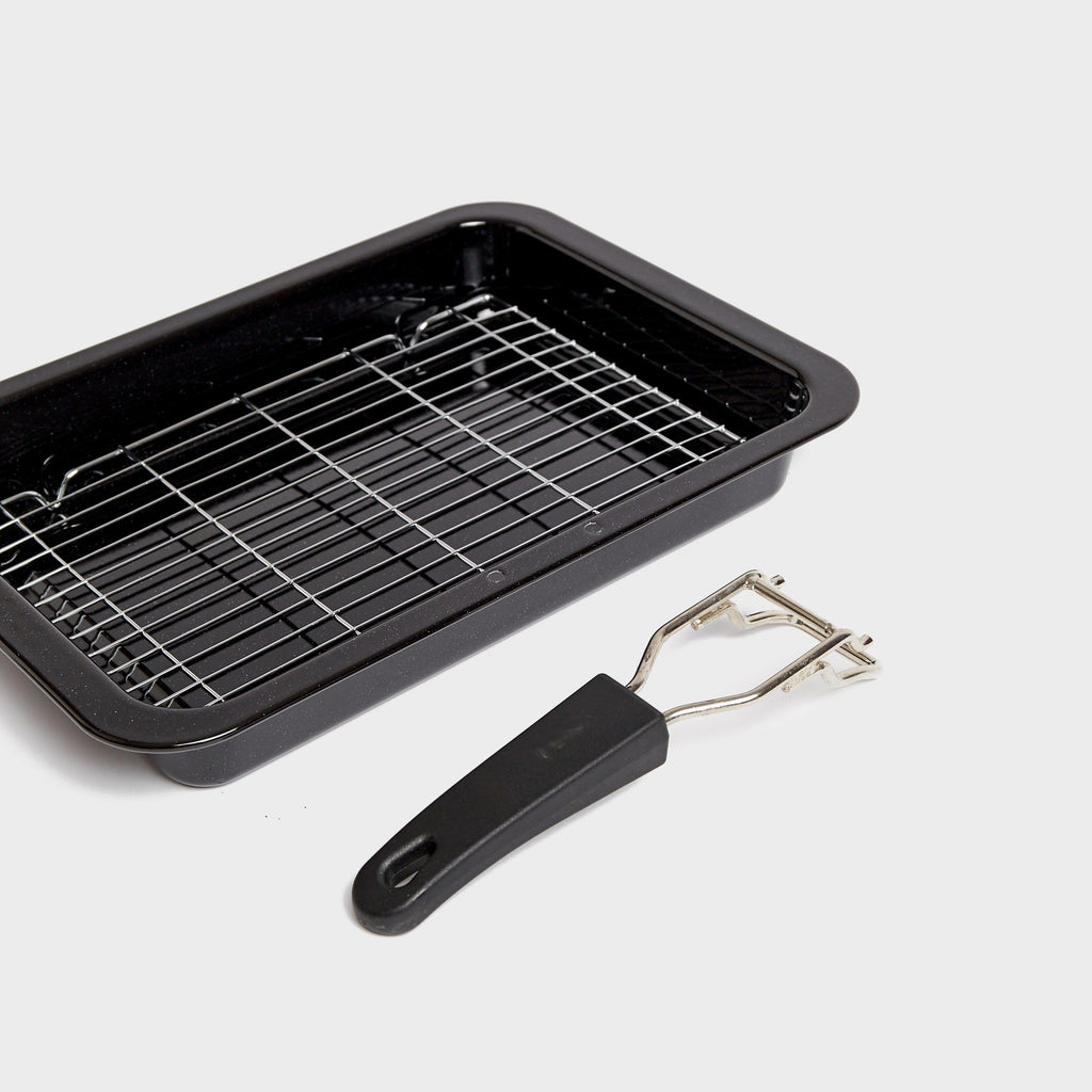 Enamel Grill Pan with Handle