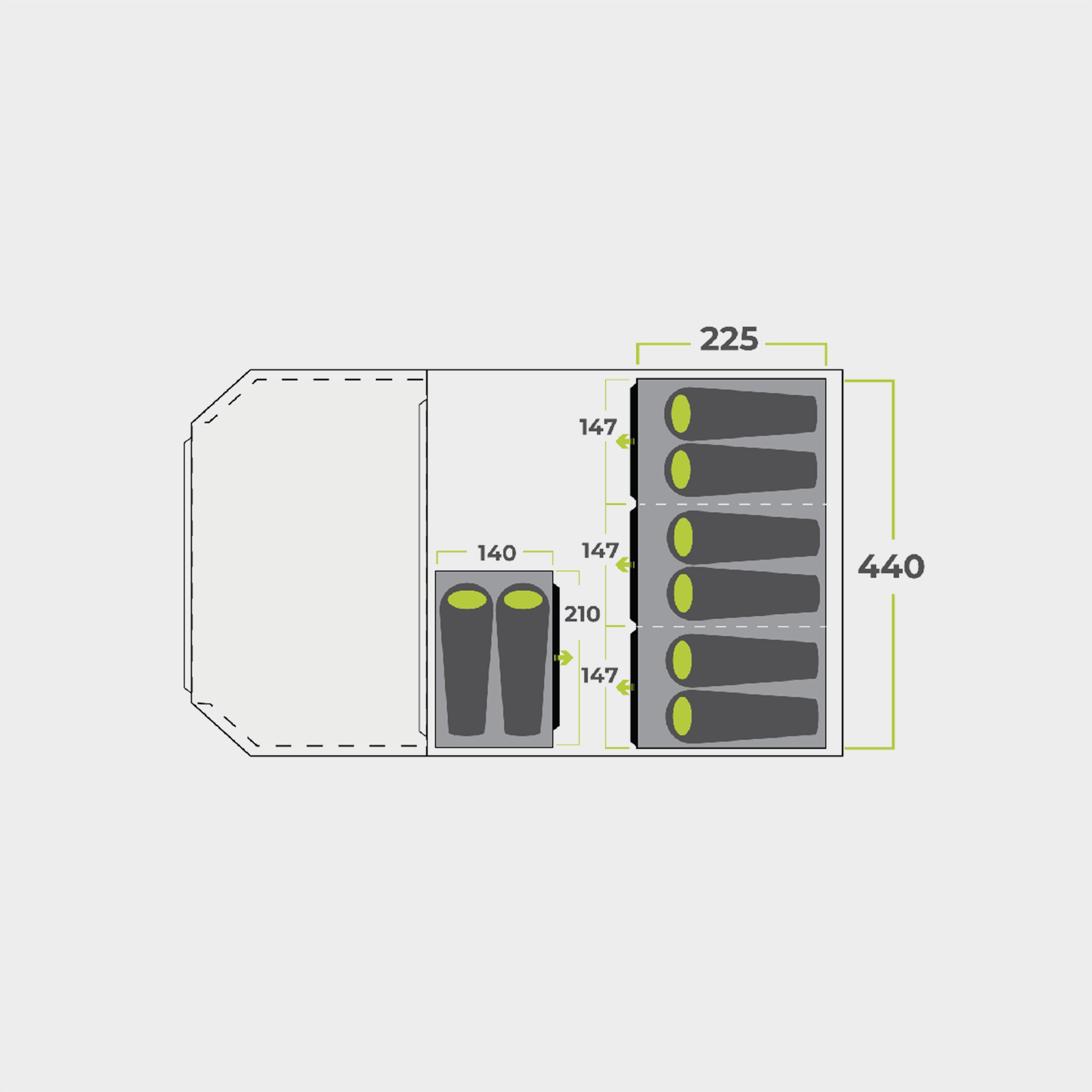 Aero TXL Dura Inflatable Family Tent