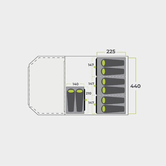 Aero TXL Dura Inflatable Family Tent