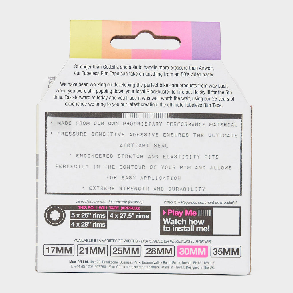Tubeless RimTape 30mm - 10m