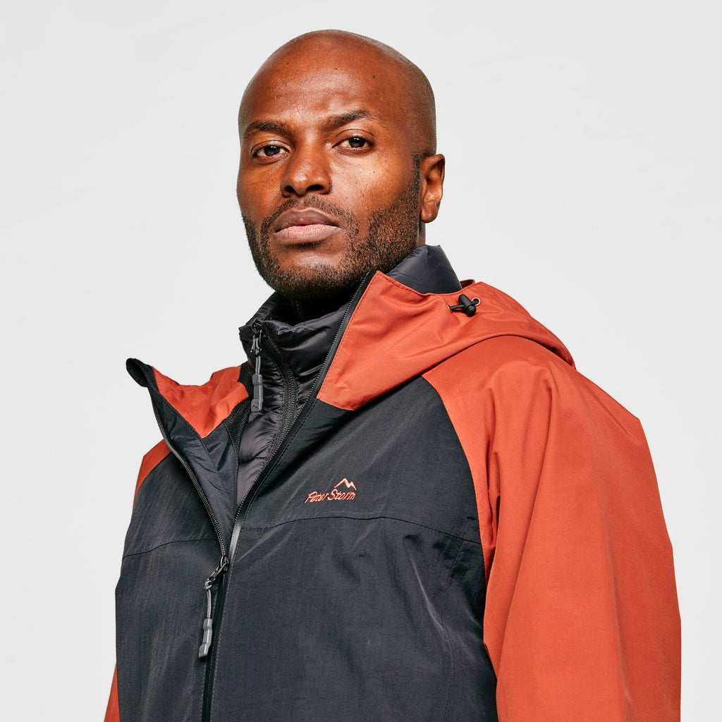 Men's Colour Block Waterproof Jacket