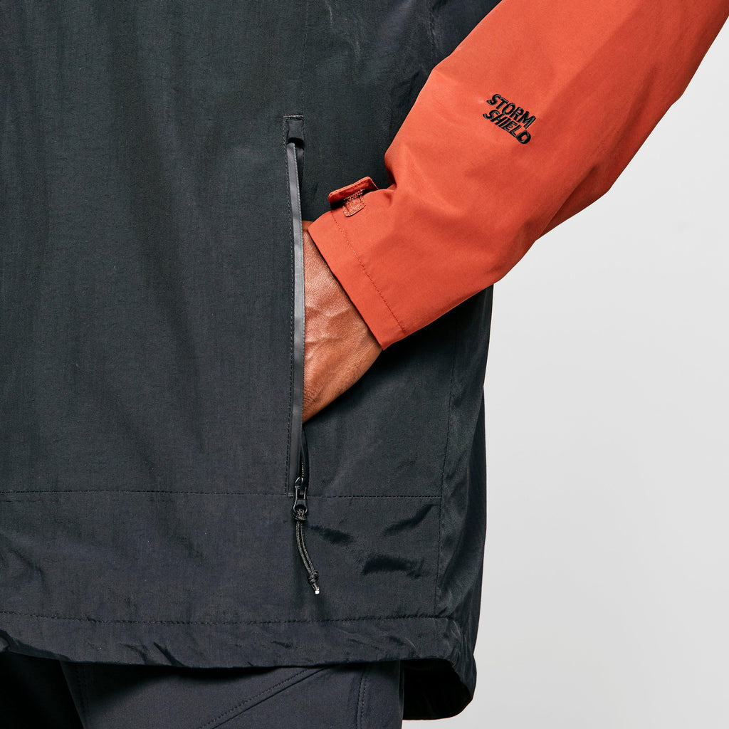 Men's Colour Block Waterproof Jacket