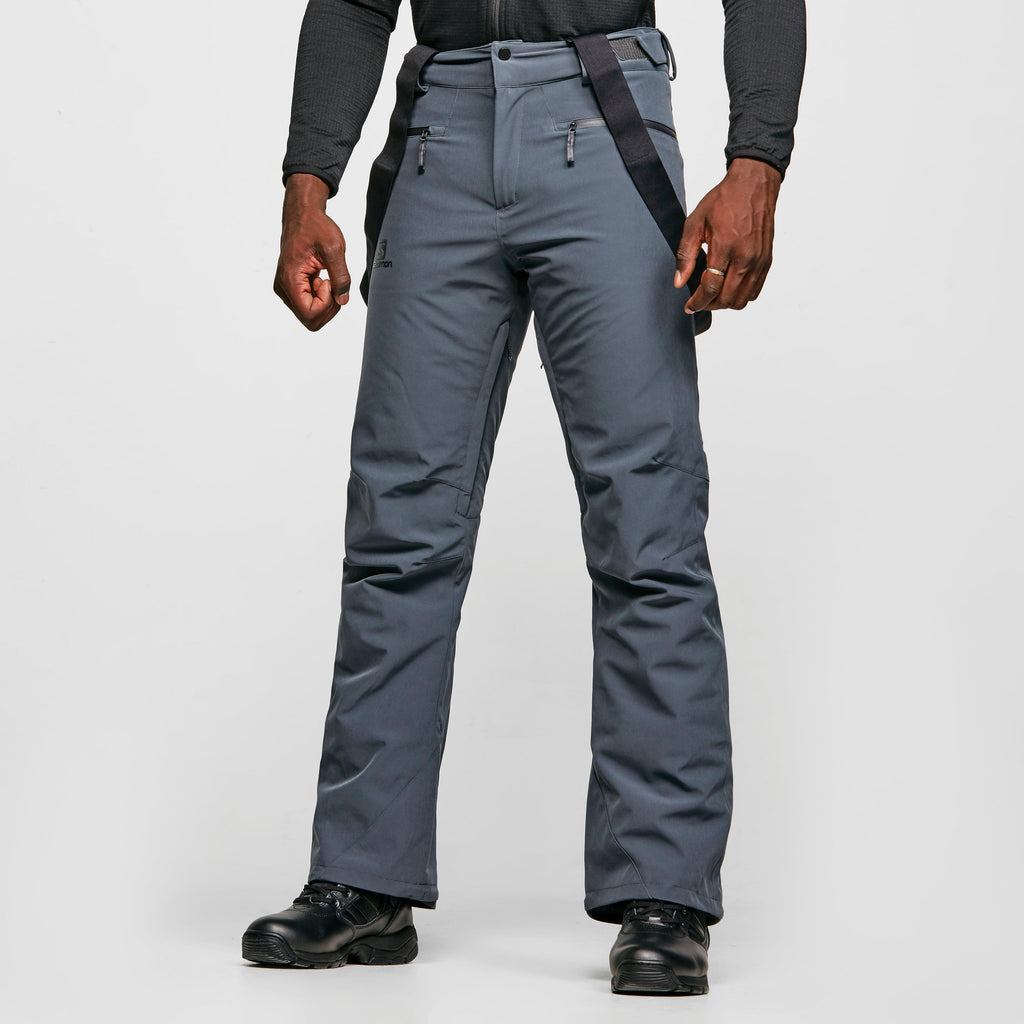salomon grey ski trousers Grey Salomon Men's Stance Ski Pants – GO Outdoors
