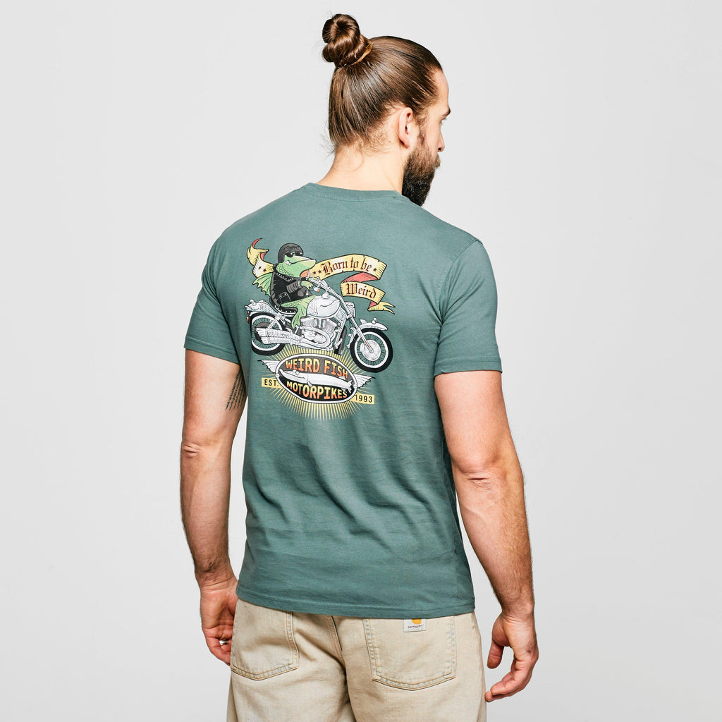 Mens' Motorcycle Frog Art T-shirt