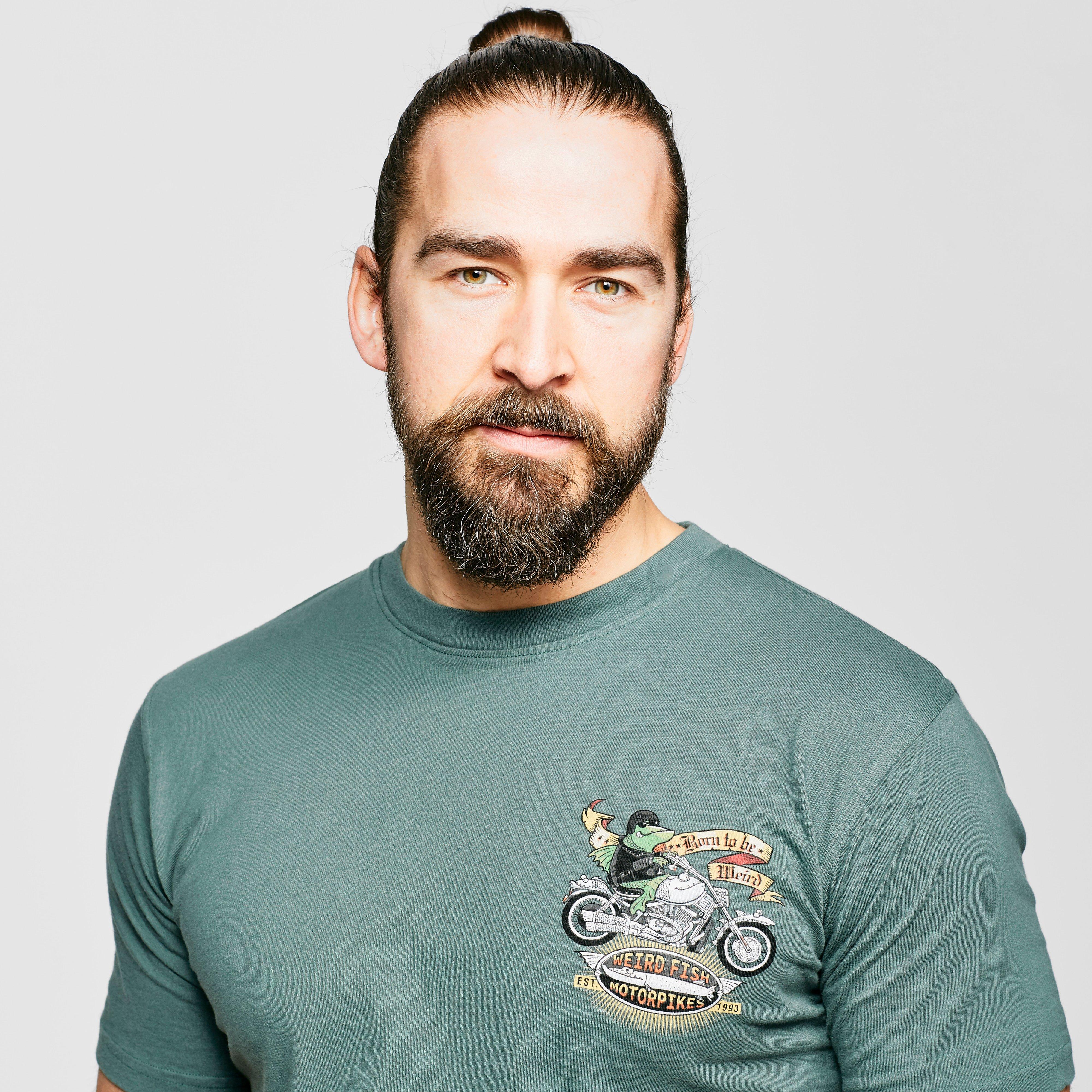 Mens' Motorcycle Frog Art T-shirt