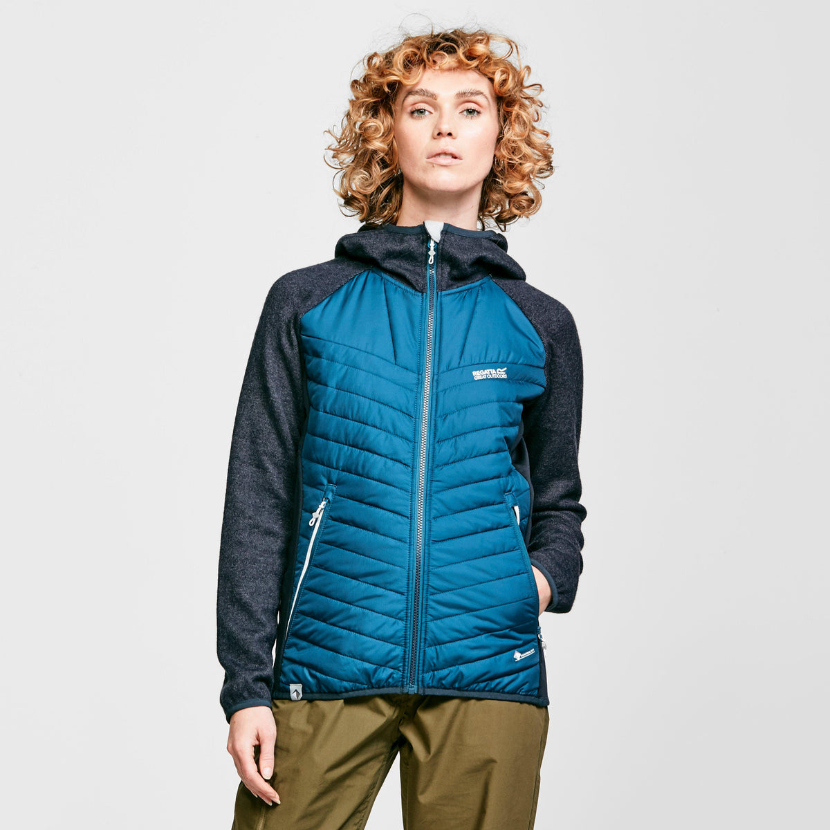 Women's Pemble II Hybrid Full-Zip Hooded Fleece