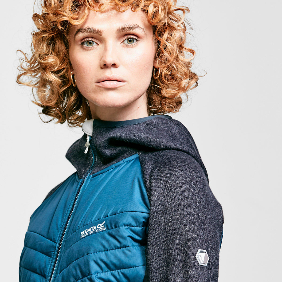 Women's Pemble II Hybrid Full-Zip Hooded Fleece