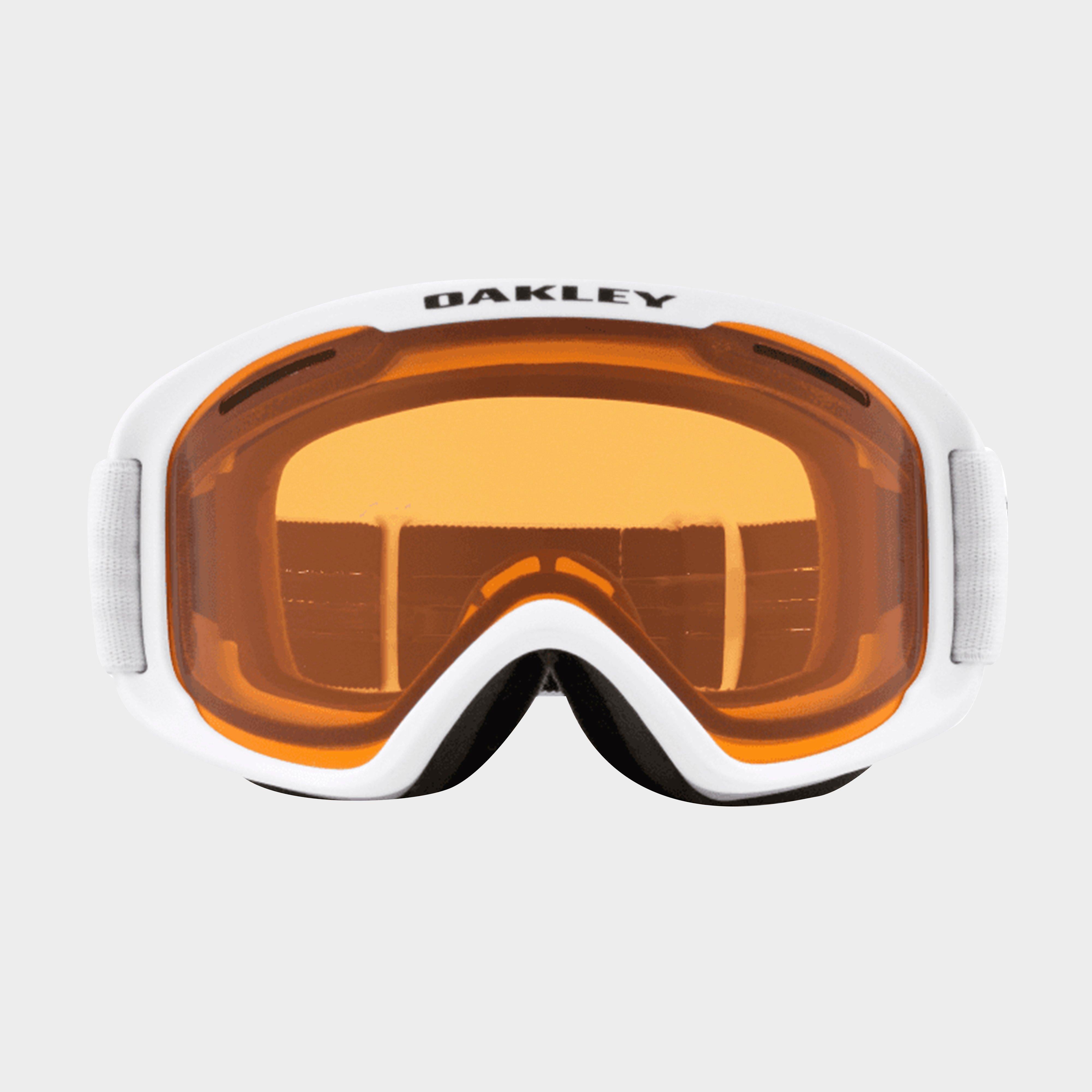 White Oakley O Frame 2.0 PRO M Snow Goggles Persimmon Lenses – GO