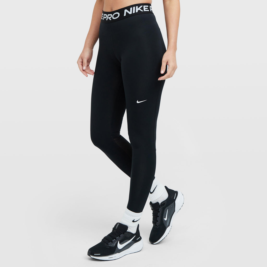 Women's Mid-Rise Mesh-Panelled Leggings