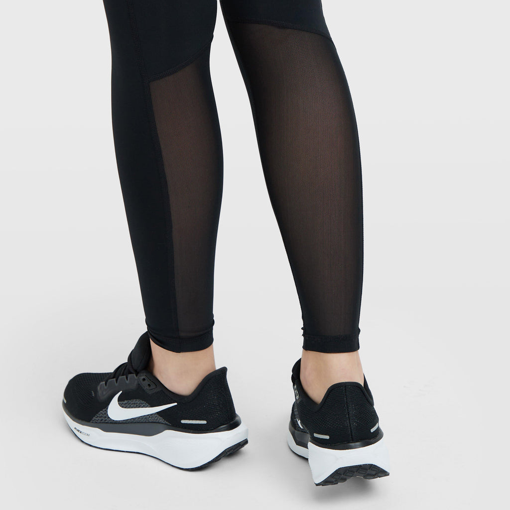 Women's Mid-Rise Mesh-Panelled Leggings