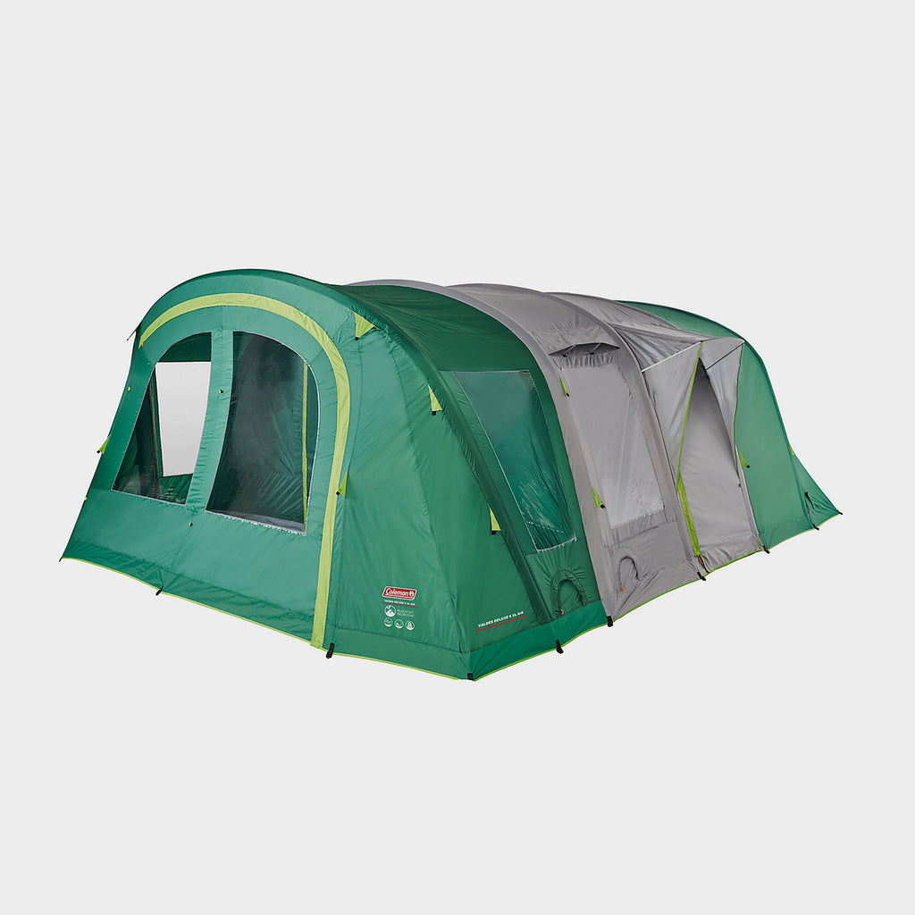 coleman valdes deluxe 4xl air blackout tent Green Coleman Valdes Deluxe 6 XL Air BlackOut Bedroom Family Tent – GO Outdoors