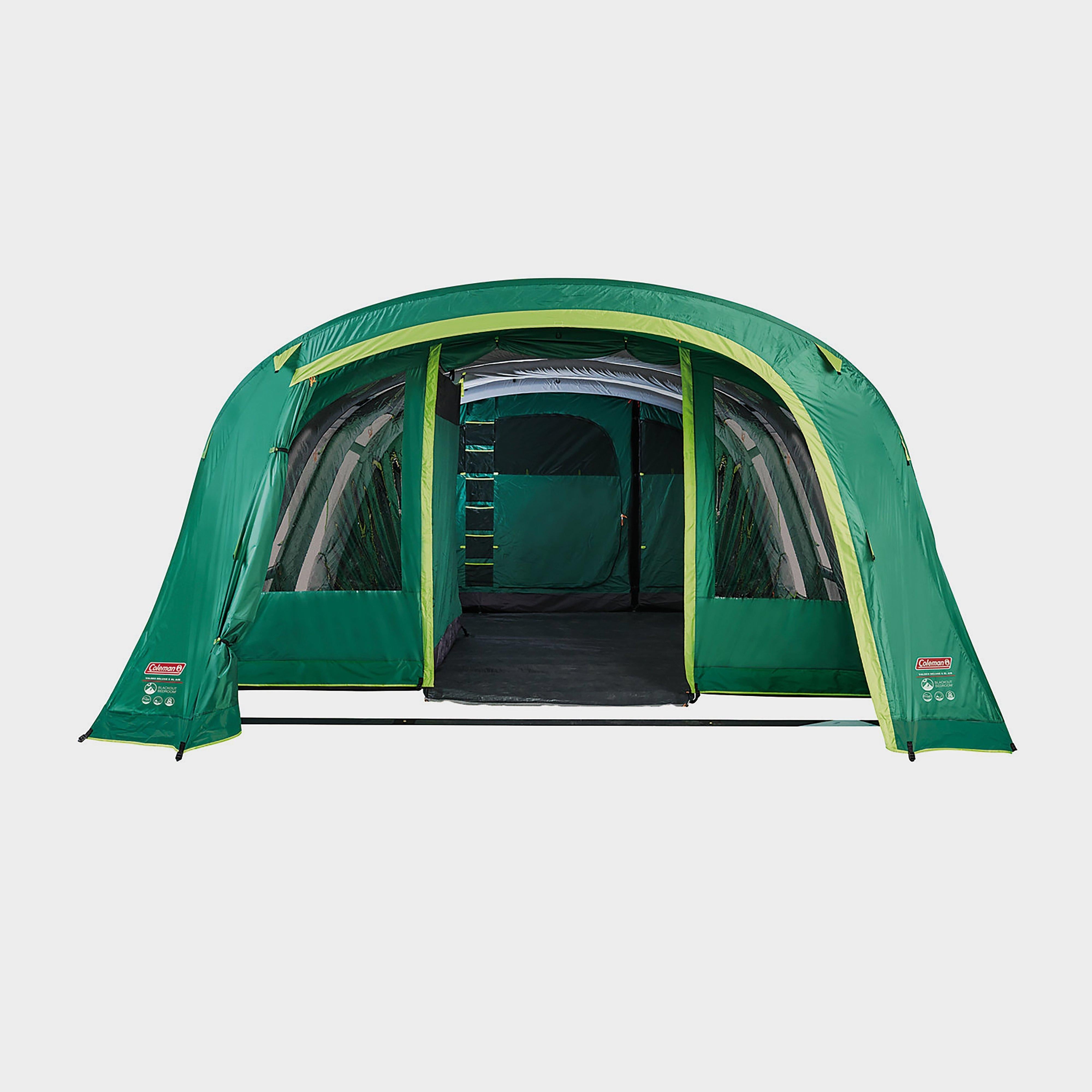 Green Coleman Valdes Deluxe 6 XL Air BlackOut Bedroom Family Tent