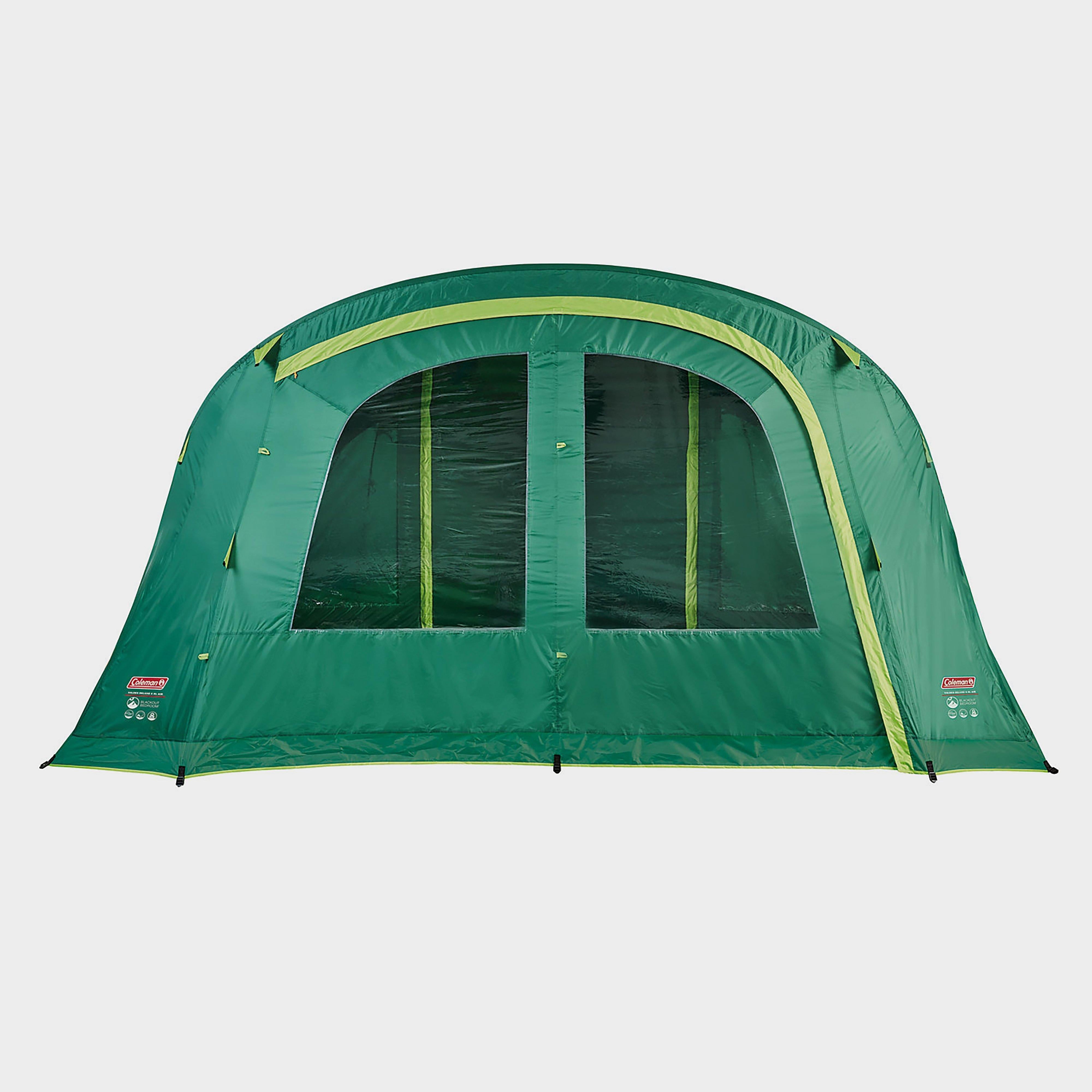 Green Coleman Valdes Deluxe 6 XL Air BlackOut Bedroom Family Tent