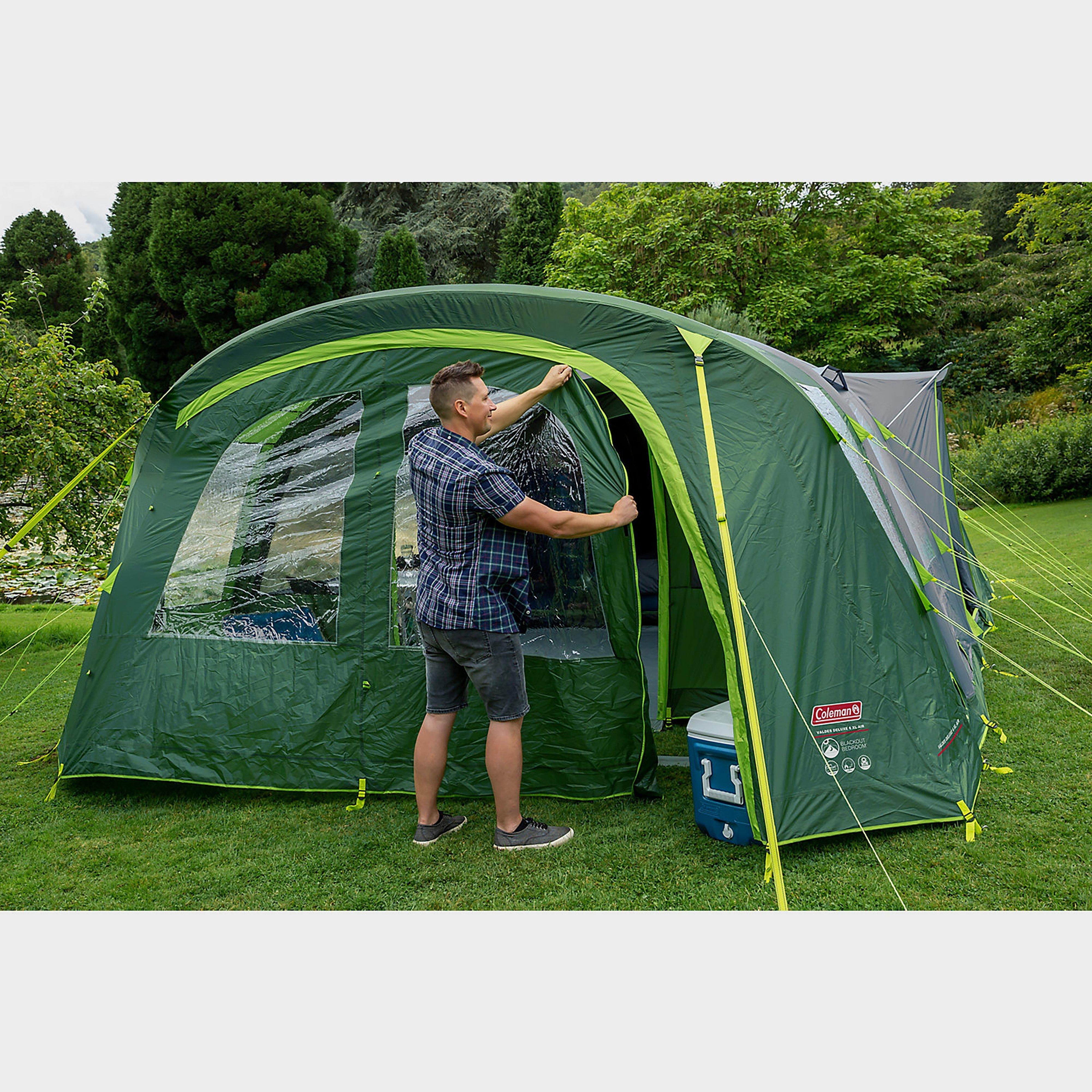 Green Coleman Valdes Deluxe 6 XL Air BlackOut Bedroom Family Tent