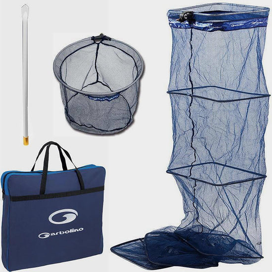 Garbolino Leader Keepnet + Netbag + Bankstick + Landing Net Combo