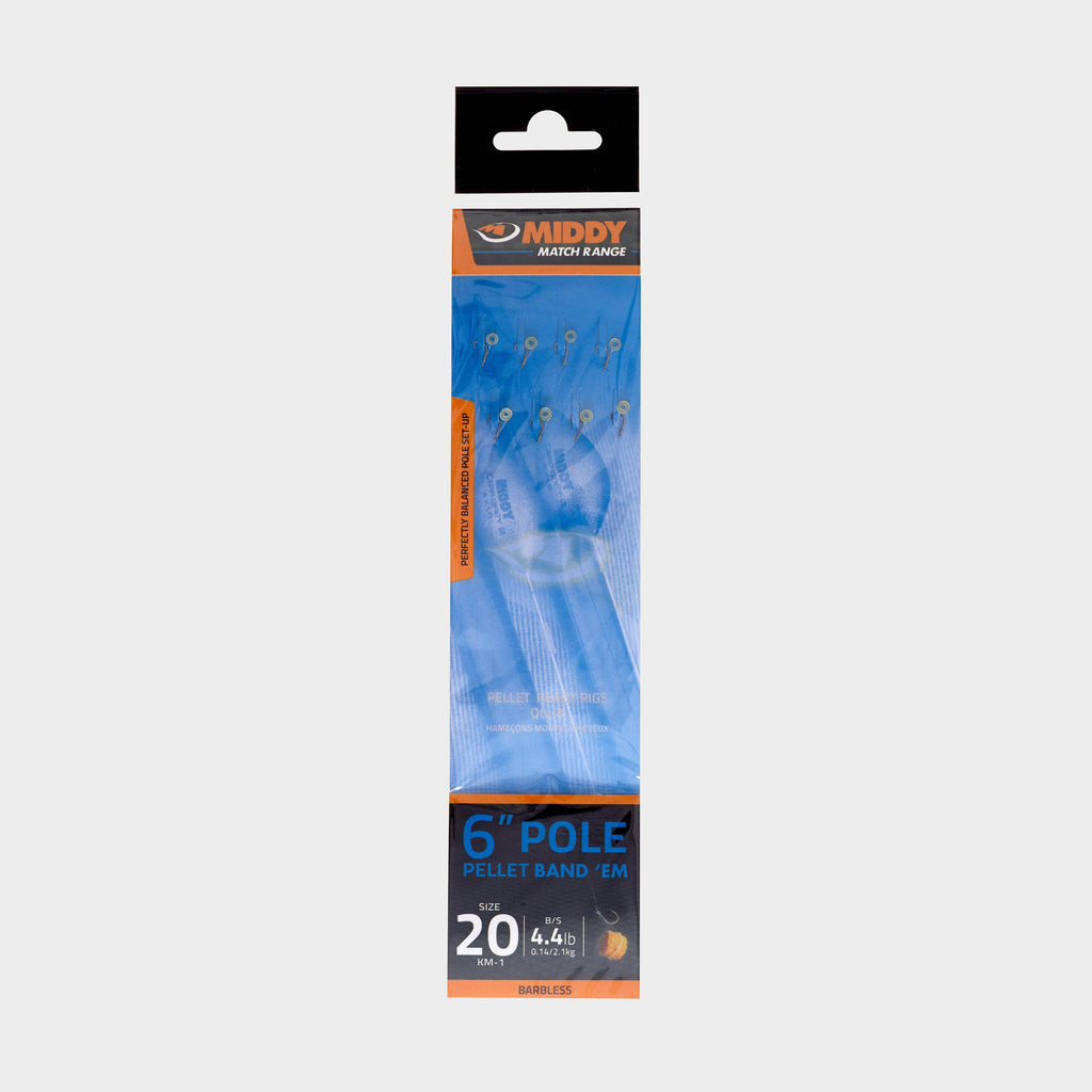 Pole Pellet Band'Em Bl Hair Rig 20S 4.4Lb