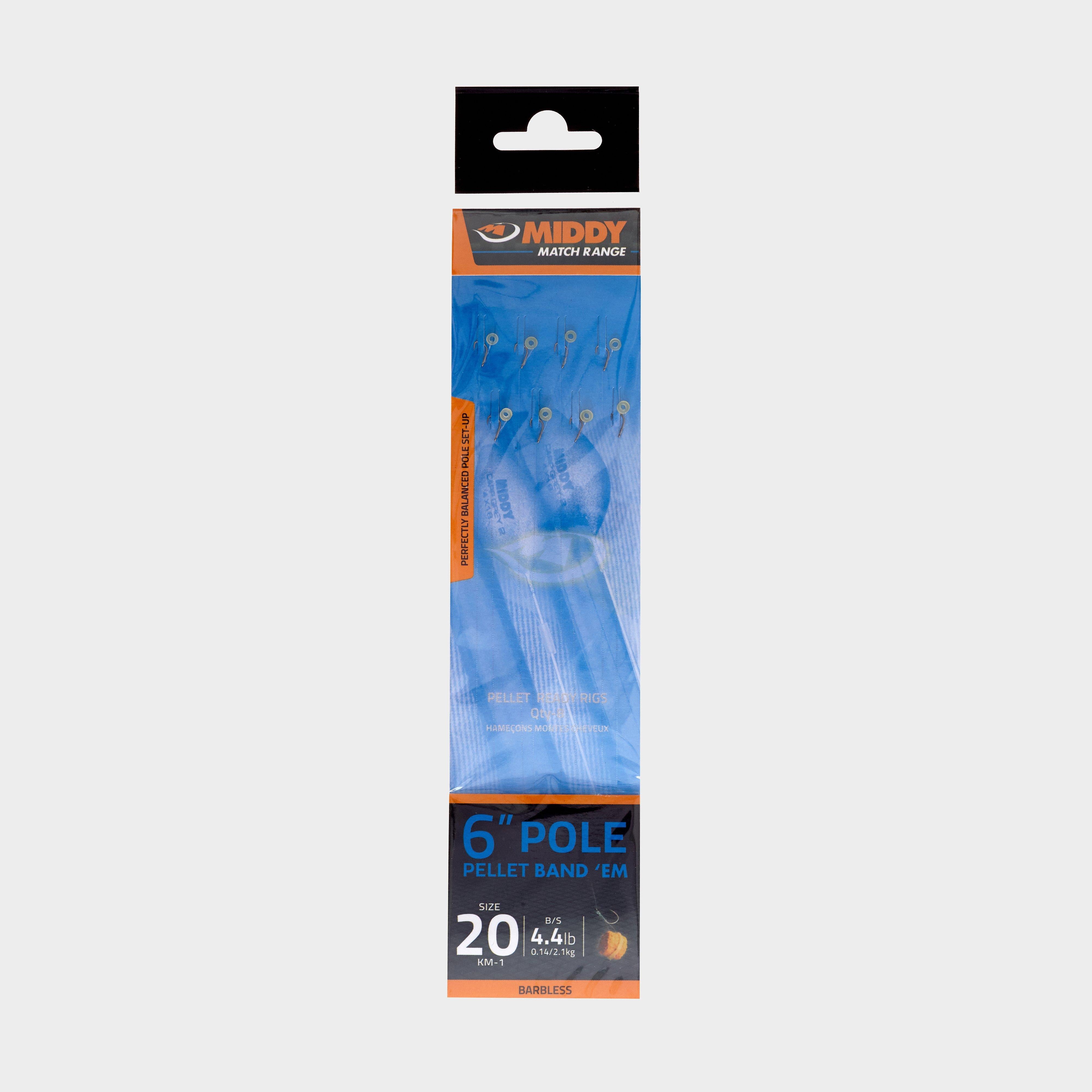 Pole Pellet Band'Em Bl Hair Rig 20S 4.4Lb