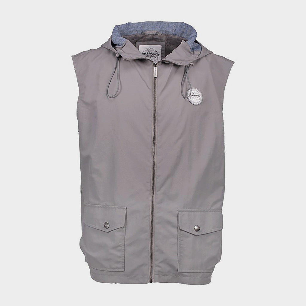 High Neck Grey Gilet Small