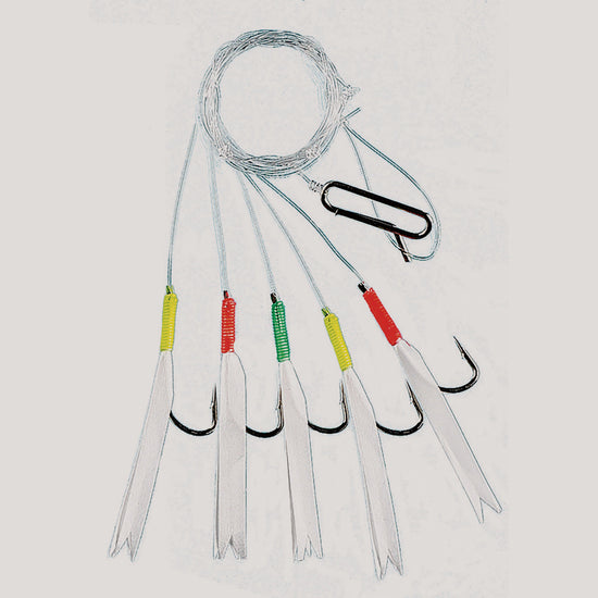 White Daylight 5 Hook Rig –  Size 3/0