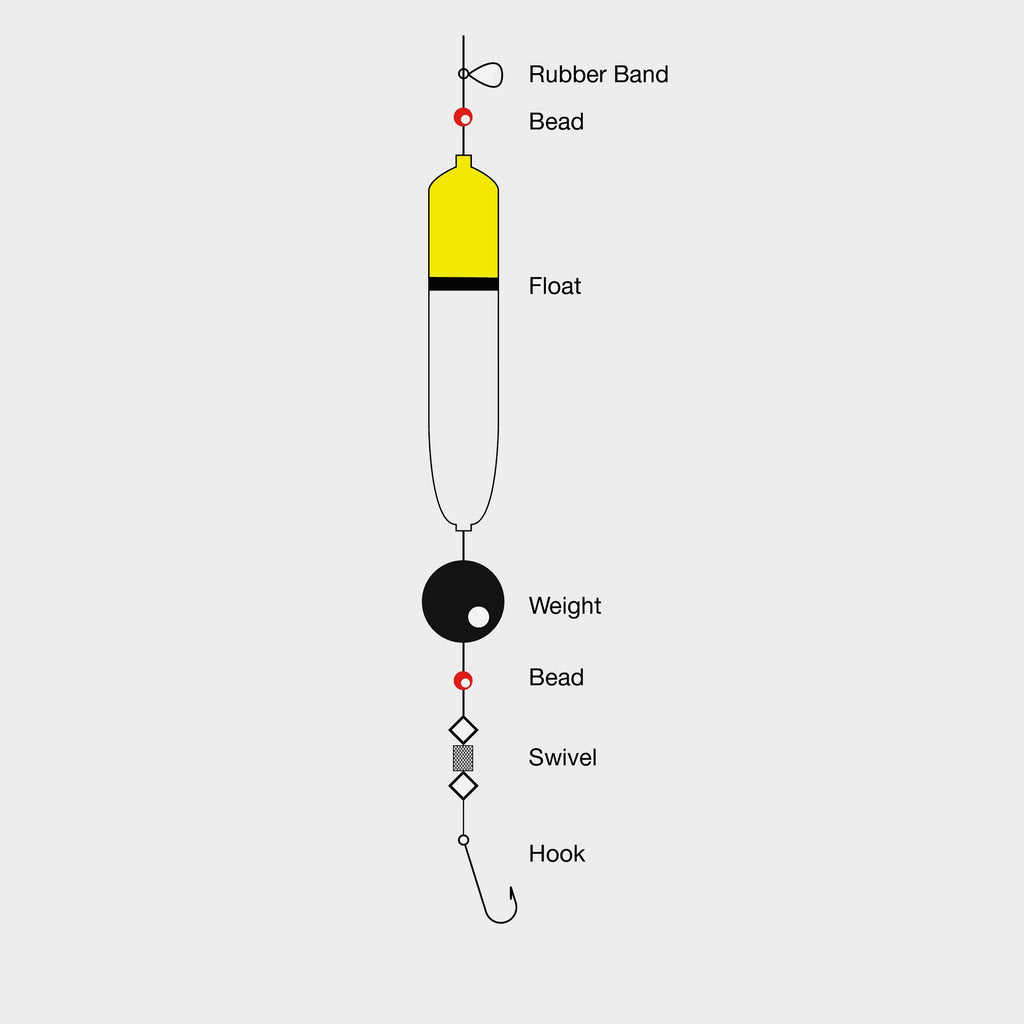 1 Hook Clipped Rig (Size 1/0)