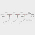 3 Hook Flapper 3 Up (Size 1/0)