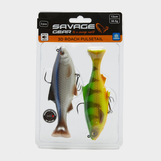 3D Pulse Tail Roach Twin Pack 13cm 38.5g