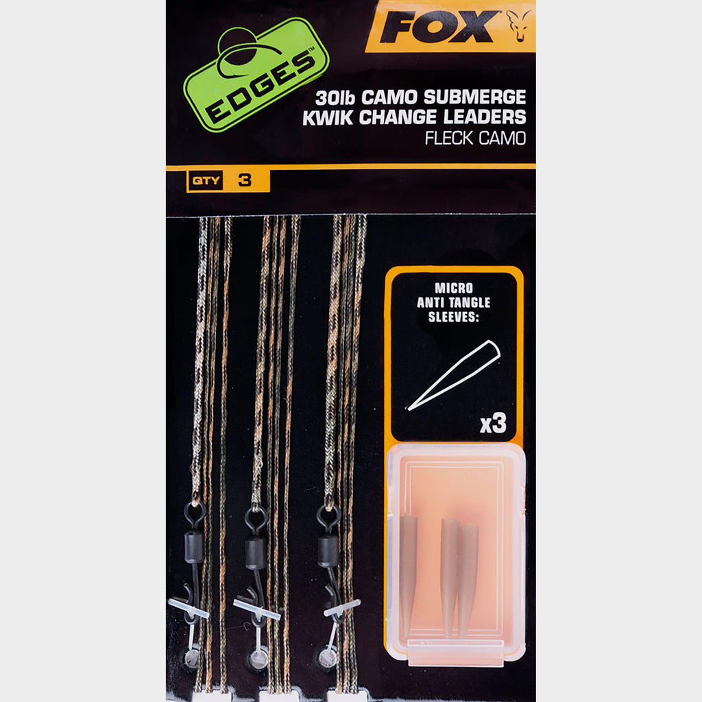 Fox Edges Camo Submerge Leaders Kwik Change 30Lb - Cac709