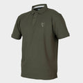 Fox Collection Medium Green & Silver Polo Shirt