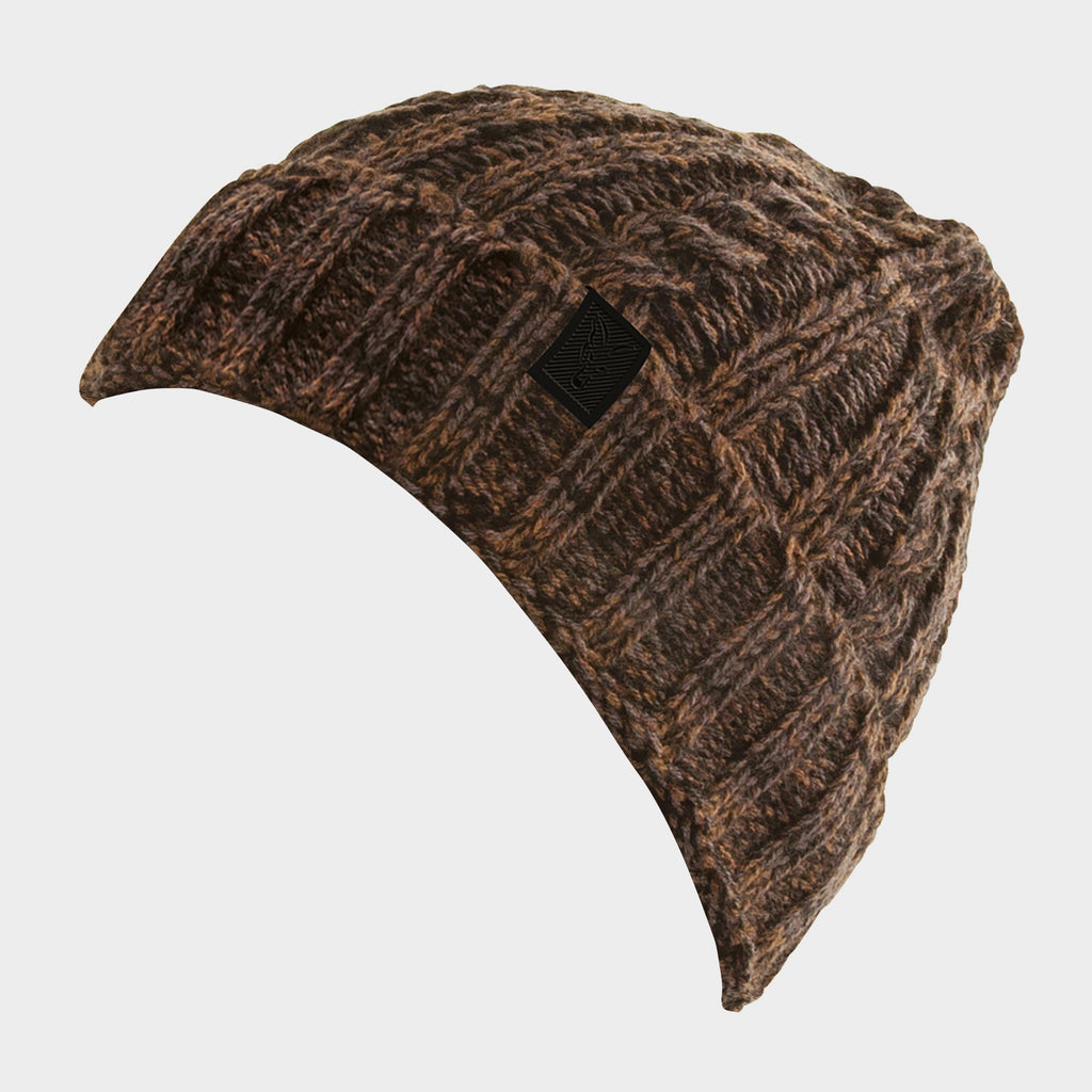 Camo / Black Knit Beanie