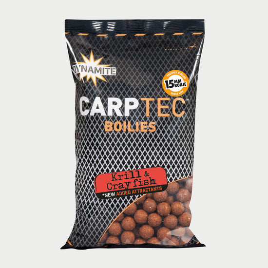 15mm Carptec Krill And Crayfish Boilies 900g