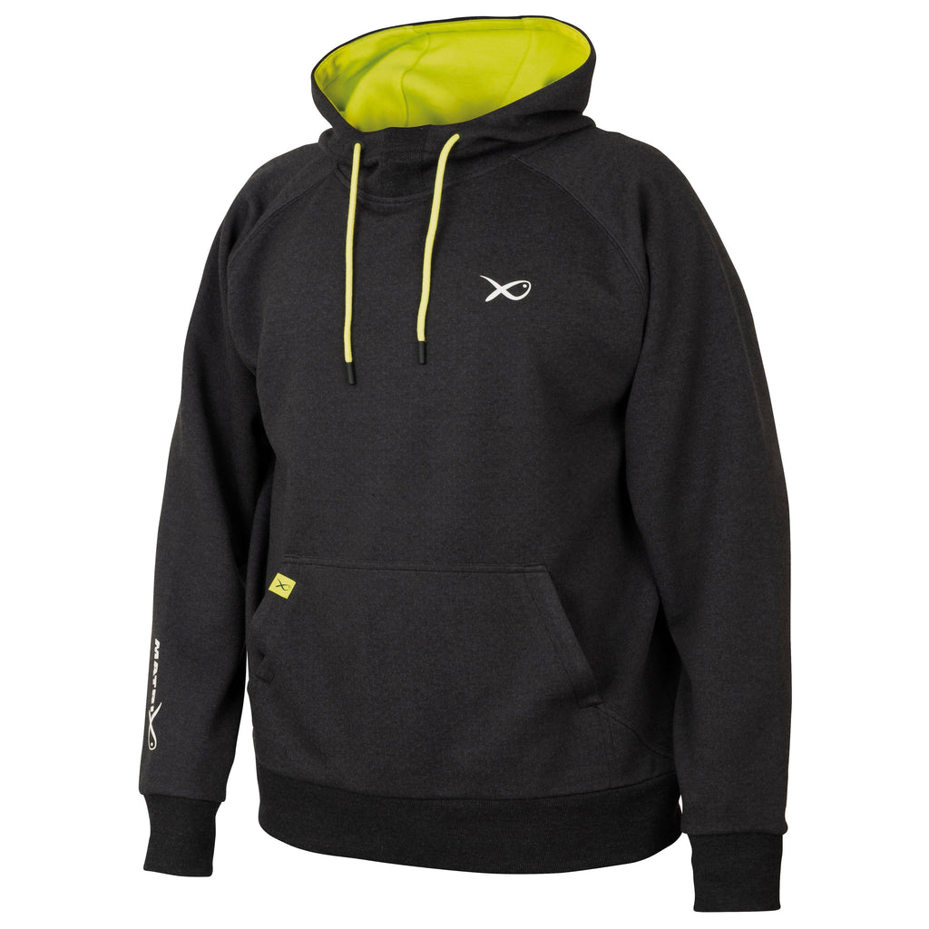 Minimal Blk Marl Hoodie Medium