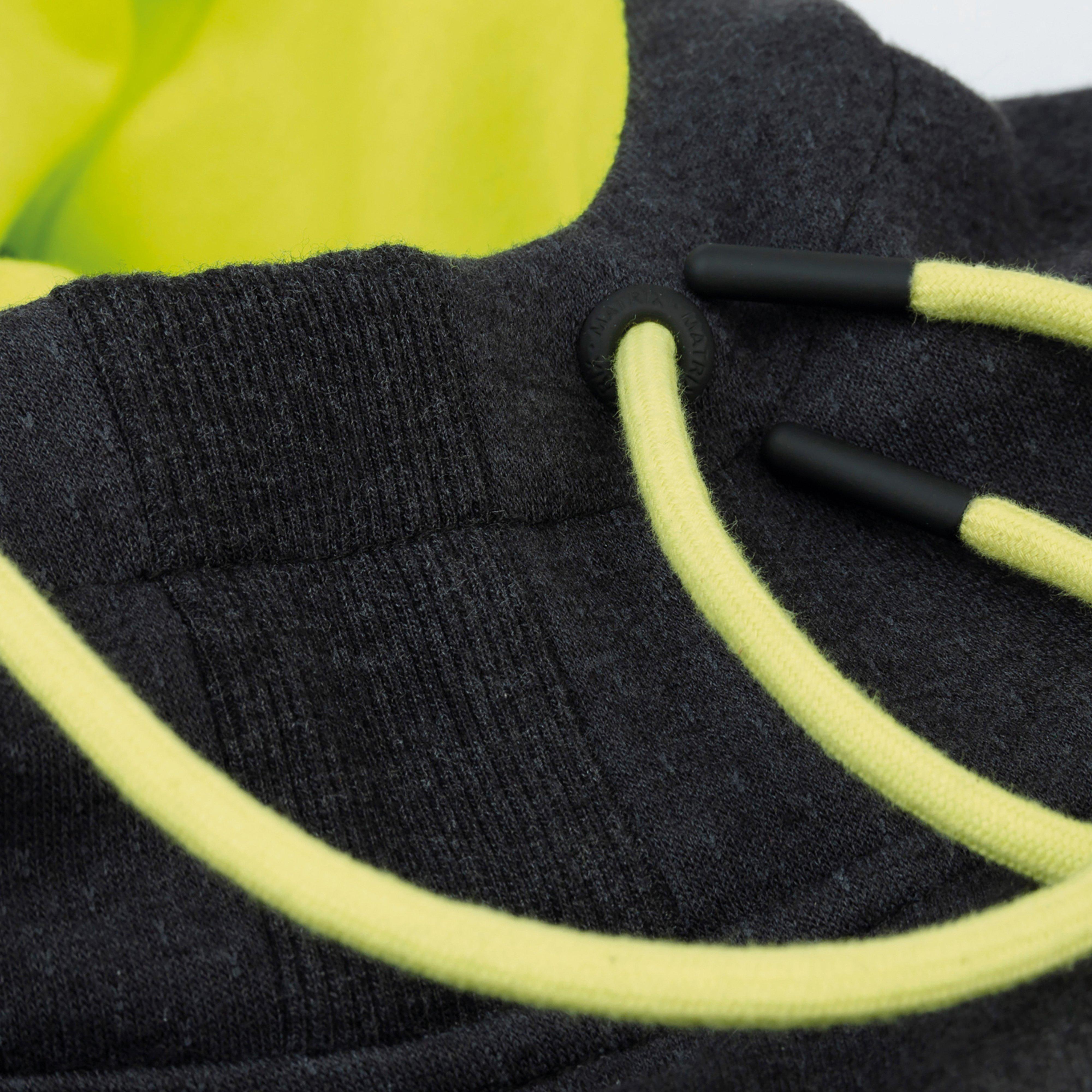 Minimal Blk Marl Hoodie Medium