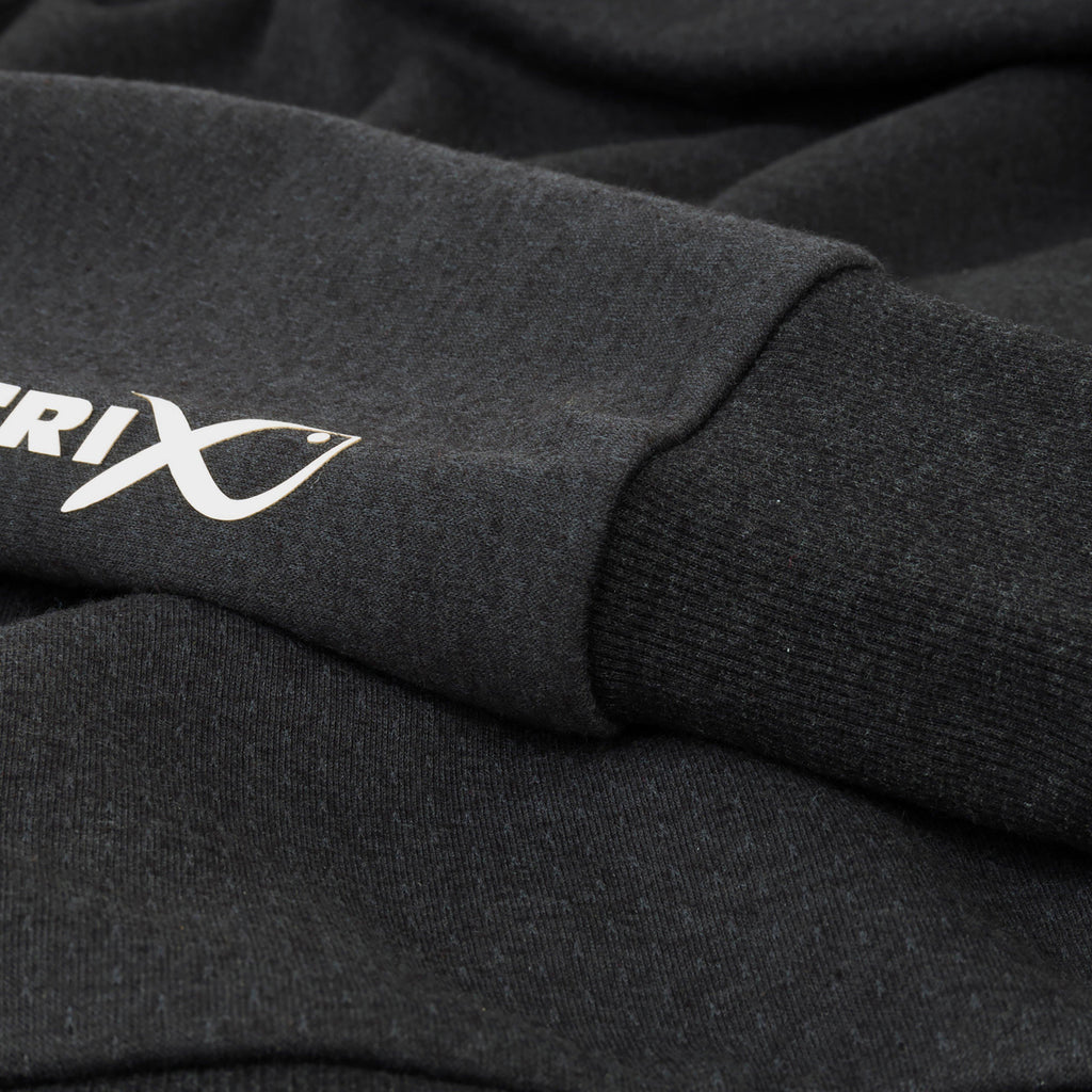 Minimal Blk Marl Hoodie Medium